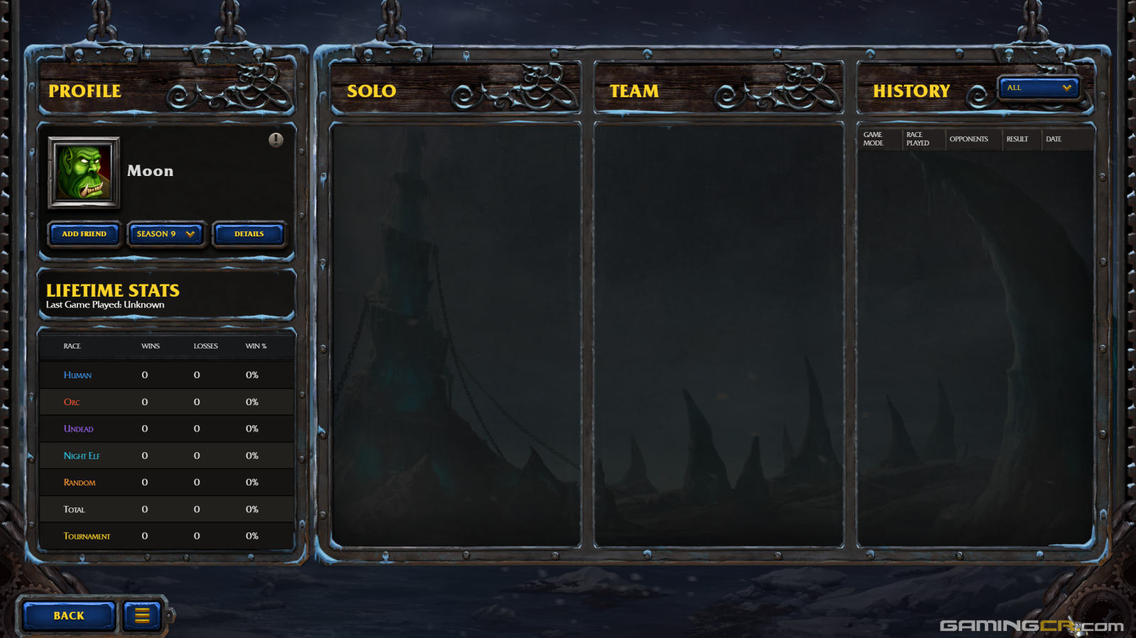 Warcraft III: Reforged – Forsaken Kingdom | Perfiles de jugador