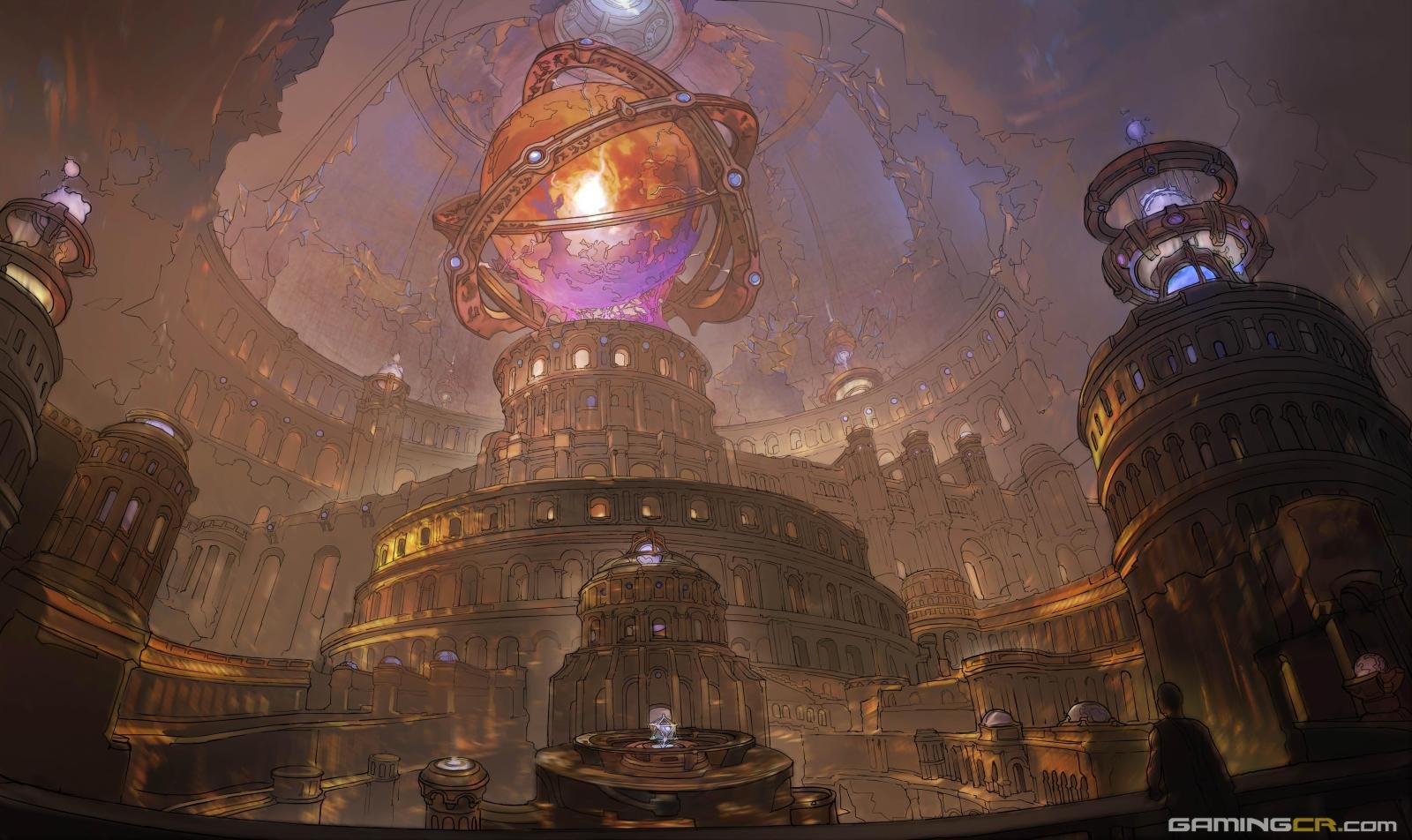 World of Warcraft: Midnight – Eclipse | Interior de Worldcore (arte conceptual)